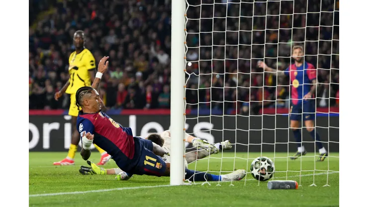 Lance do gol marcado por Raphinha (Photo by David Ramos/Getty Images)