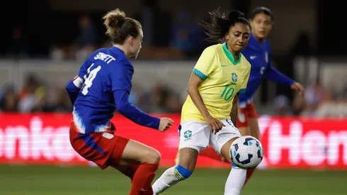 Amistoso entre Estados Unidos x Brasil no PayPal Park, na cidade de San Jose. Foto: CBF_oficial flickr