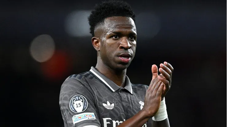 Vinicius Júnior, atacante do Real Madrid. (Photo by Justin Setterfield/Getty Images)