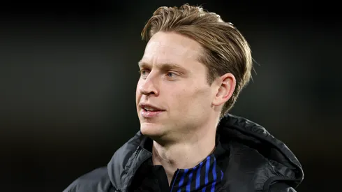 Frenkie de Jong volante do Barcelona antes da La Liga