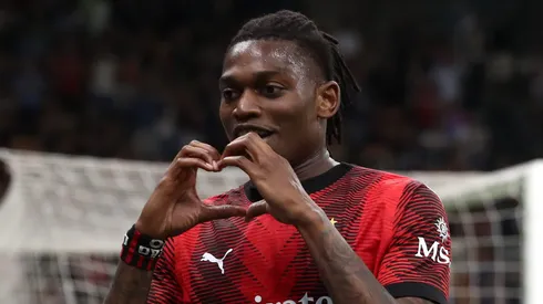 Rafael Leão, do Milan, alvo do Manchester United. Foto: Marco Luzzani