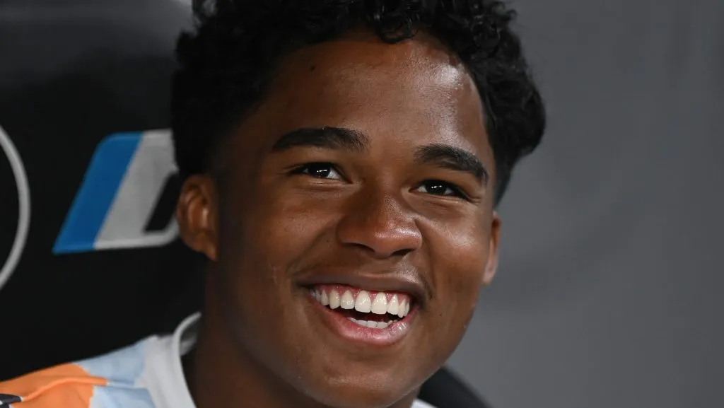 Endrick, atacante do Real Madrid (Photo by Denis Doyle/Getty Images)