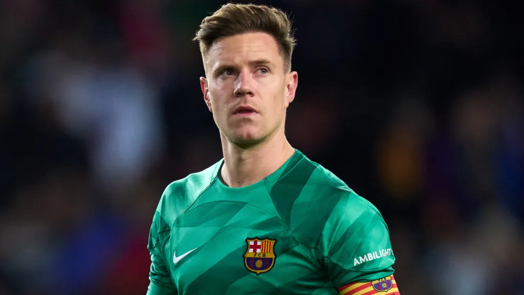 Ter Stegen em ação pelo Barcelona. Foto: Alex Caparros/Getty Images