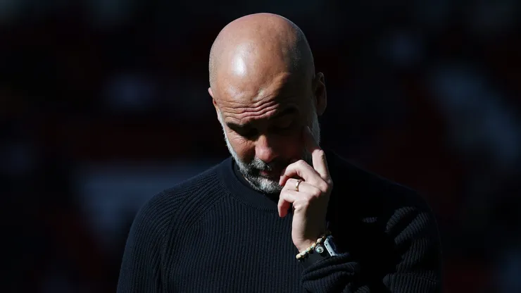 Guardiola, treinador do Manchester City (Photo by Michael Steele/Getty Images)