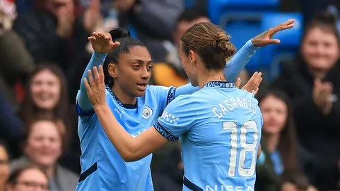 Manchester City de Kerolin enfrenta o United por vaga na final da Women’s FA Cup (Photo by Carl Recine/Getty Images)