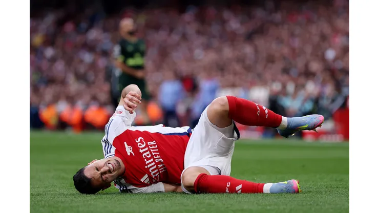 Gabriel Martinelli, atleta do Arsenal (Photo by Alex Pantling/Getty Images)