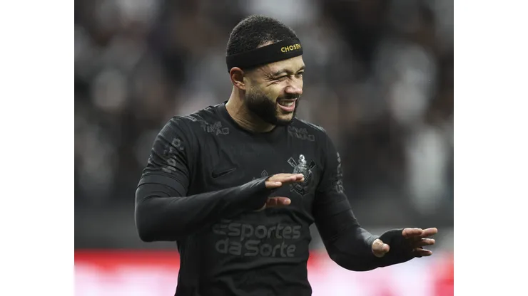 Memphis Depay, atleta do Corinthians (Photo by Alexandre Schneider/Getty Images)