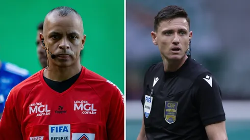 Árbitros Wilton Pereira Sampaio e Ramon Abatti durante partidas pelo futebol brasileiro