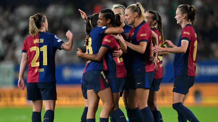JOGADORAS DO BARCELONA (Photo by David Ramos/Getty Images)