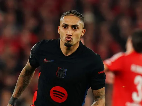 Raphinha segue como fator de desequilíbrio para o Barça contra o Dortmund