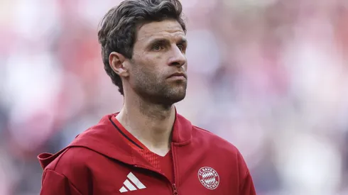Thomas Müller em jogo do Bayern. Jogador deixará o clube. Foto: Maja Hitij