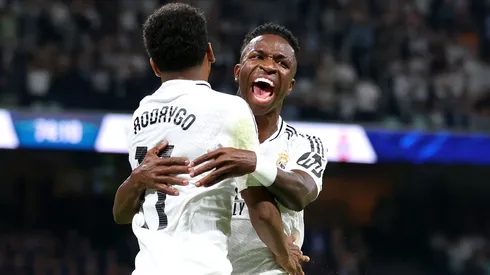 Rodrygo é barrado por Ancelotti no Real Madrid e deve ficar no banco diante do Arsenal. Foto: Florencia Tan Jun/Getty Images