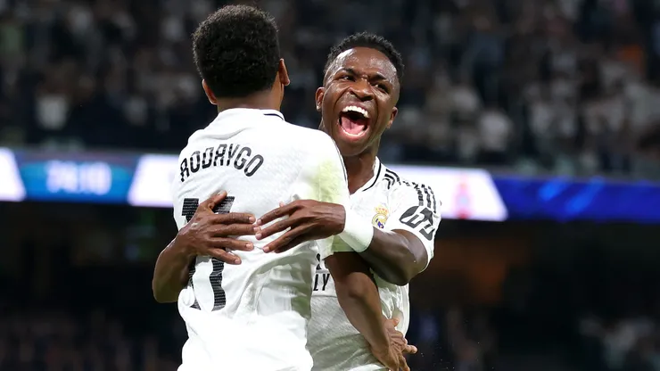Rodrygo é barrado por Ancelotti no Real Madrid e deve ficar no banco diante do Arsenal. Foto: Florencia Tan Jun/Getty Images