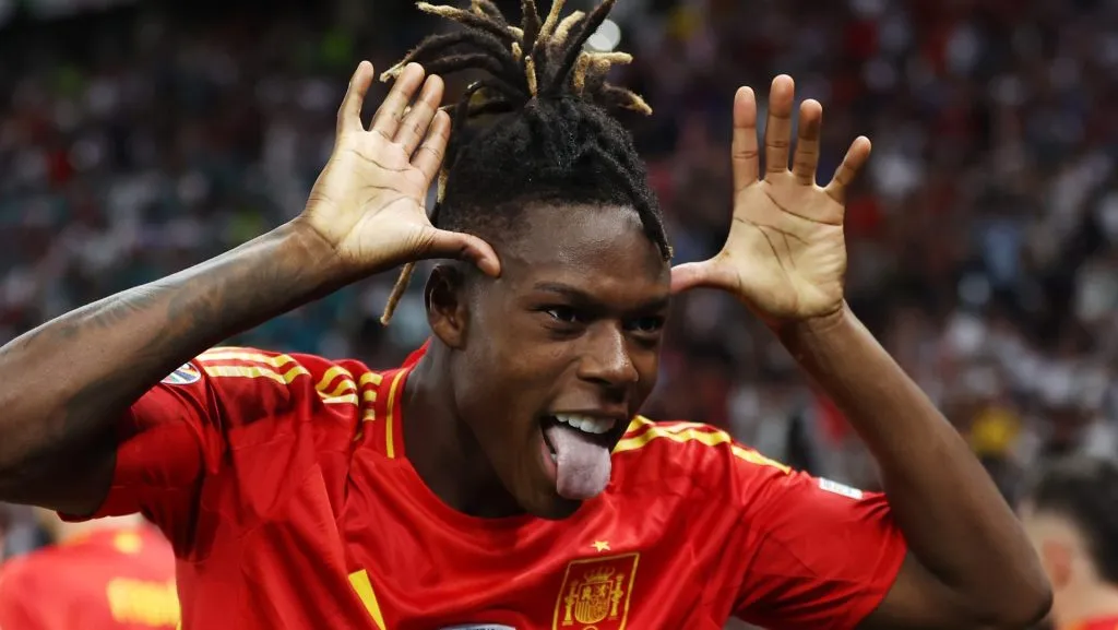 Nico Williams, cotado no Barcelona (Photo by Richard Pelham/Getty Images)