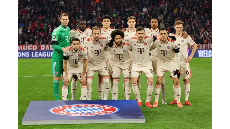 Bayern de Munique em campo na Champions (Photo by Alex Grimm/Getty Images)