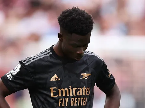 Saka e Carvajal batem boca após o fim da etapa inicial