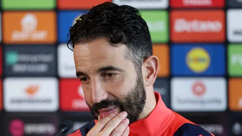 Manchester United de Ruben Amorim pode se classificar para a próxima Champions League se isso acontecer. (Photo by Alex Livesey/Getty Images)