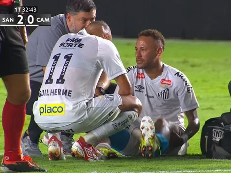 Neymar volta a sofrer nova lesão muscular