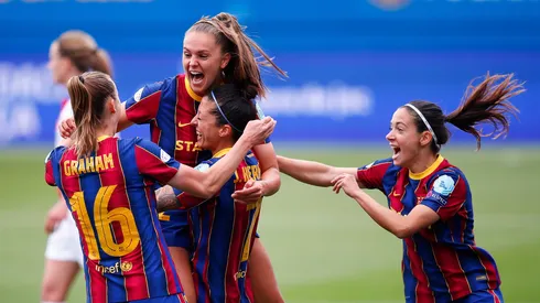 Jogadoras do Barcelona feminino - (Photo by Eric Alonso/Getty Images )