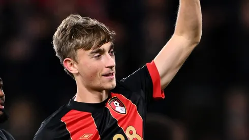 Dean Huijsen, jogador do Bournemouth e alvo de grandes clubes, como o Liverpool (Photo by Dan Mullan/Getty Images)