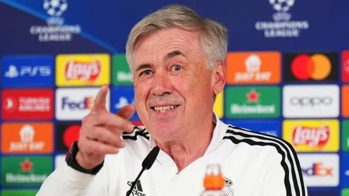 Ancelotti concede entrevista coletiva. Foto: Angel Martinez/Getty Images