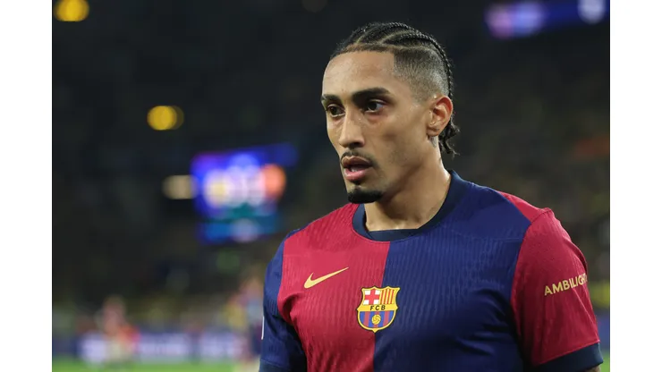 Raphinha, craque do Barcelona (Photo by Alex Grimm/Getty Images)