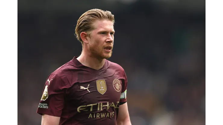 De Bruyne não vai ficar no City. Foto: Jan Kruger/Getty Images
