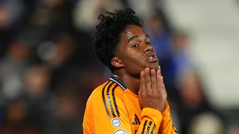 Endrick em ação pelo Real Madrid. Foto: Angel Martinez/Getty Images