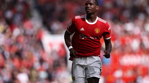 Pogba quando atuava pelo Manchester United Foto: Naomi Baker/Getty Images