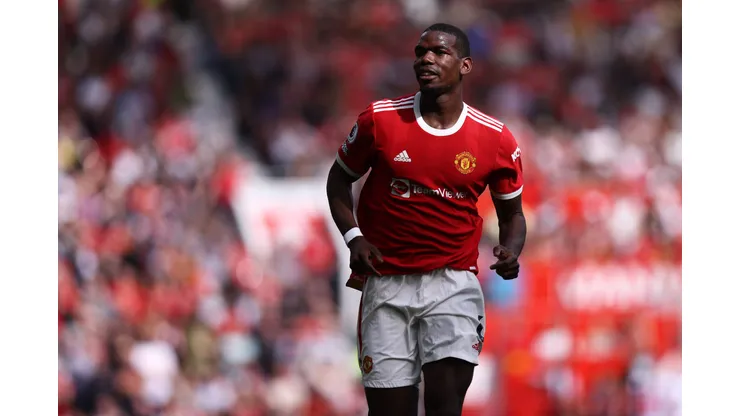 Pogba quando atuava pelo Manchester United Foto: Naomi Baker/Getty Images