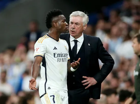 Ancelotti admite má fase de Vini Jr. no Real Madrid, mas o elogia: ‘Extraordinário’