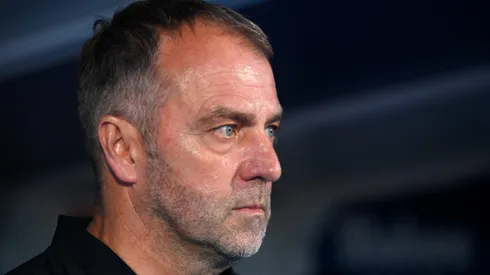 Hansi Flick, treinador do Barcelona. (Photo by Denis Doyle/Getty Images)