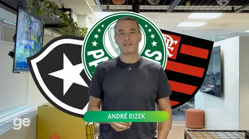 Rizek escolhe o campeão entre Botafogo, Palmeiras e Flamengo. Foto: Reprodução/Sportv