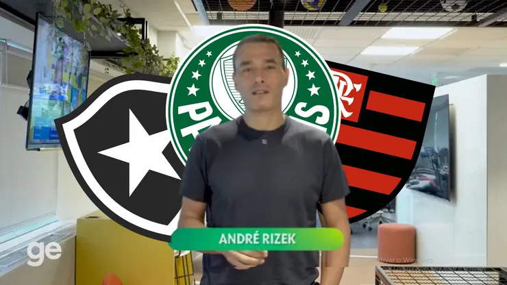 Rizek escolhe o campeão entre Botafogo, Palmeiras e Flamengo. Foto: Reprodução/Sportv
