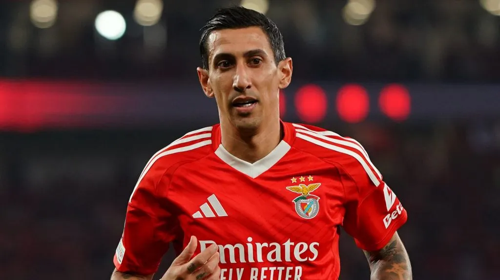 Di Maria em ação pelo Benfica. (Photo by Gualter Fatia/Getty Images)