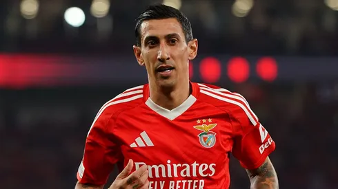 Di Maria será titular na estreia do Benfica no Mundial de Clubes. Foto: Gualter Fatia/Getty Images