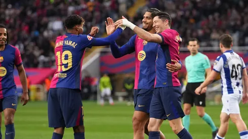 Craque do Barcelona é aprovado para jogar com Cristiano Ronaldo no Al-Nassr. (Photo by Alex Caparros/Getty Images)