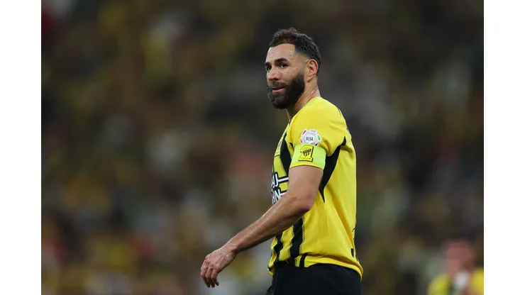 Benzema é peça fundamental do Al-Ittihad (Photo by Yasser Bakhsh/Getty Images)