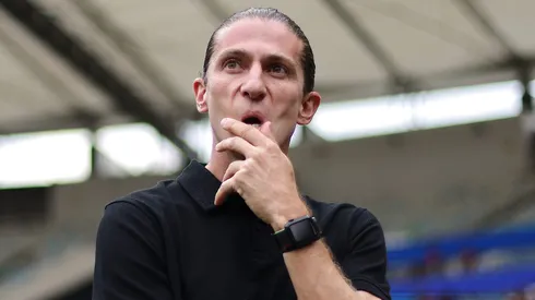 Torcida do Flamengo manda recado para Filipe Luís após empate com a LDU:"Sua batata tá assando". (Photo by Wagner Meier/Getty Images)