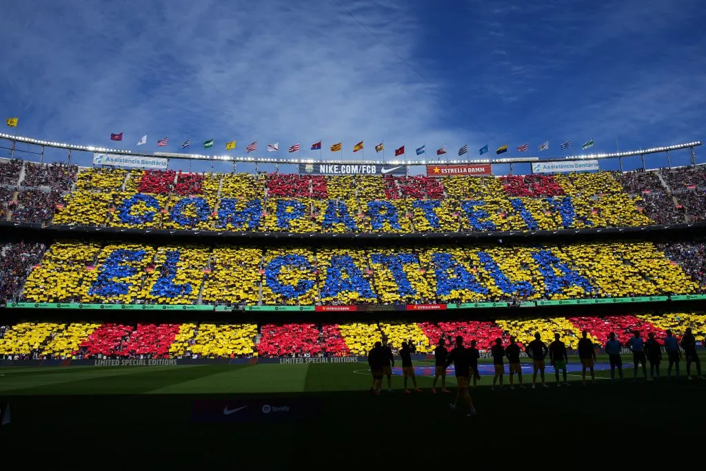 Estádio Camp Nou. (Photo by Alex Caparros/Getty Images)