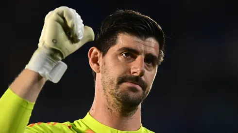 Courtois, do Real Madrid, dá aviso para o Barcelona antes do El Clásico: "Queremos manter...".(Photo by Denis Doyle/Getty Images)