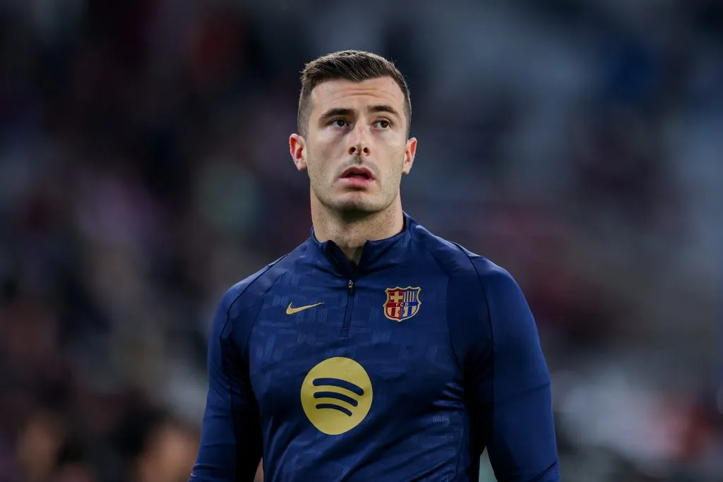 Iñaki Peña pelo Barcelona. (Photo by Judit Cartiel/Getty Images)