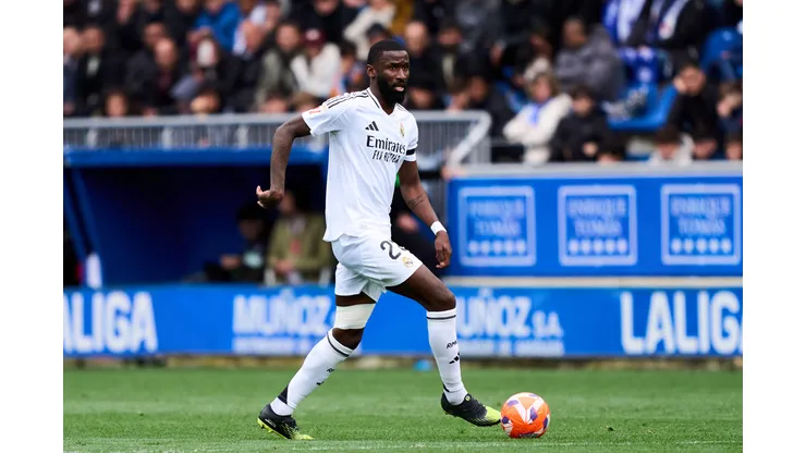 Rudiger, zagueiro do Real Madrid. Foto: Juan Manuel Serrano Arce/Getty Images