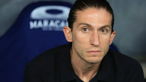 Filipe Luís, técnico do Flamengo. Getty Imagens