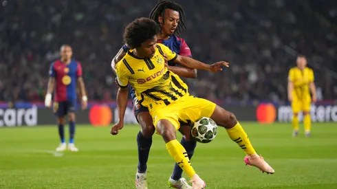 Karim Adeyemi, uma das grandes promessas europeias, está na mira de Arsenal, Barcelona e Manchester United. Foto: Pedro Salado/Getty Images