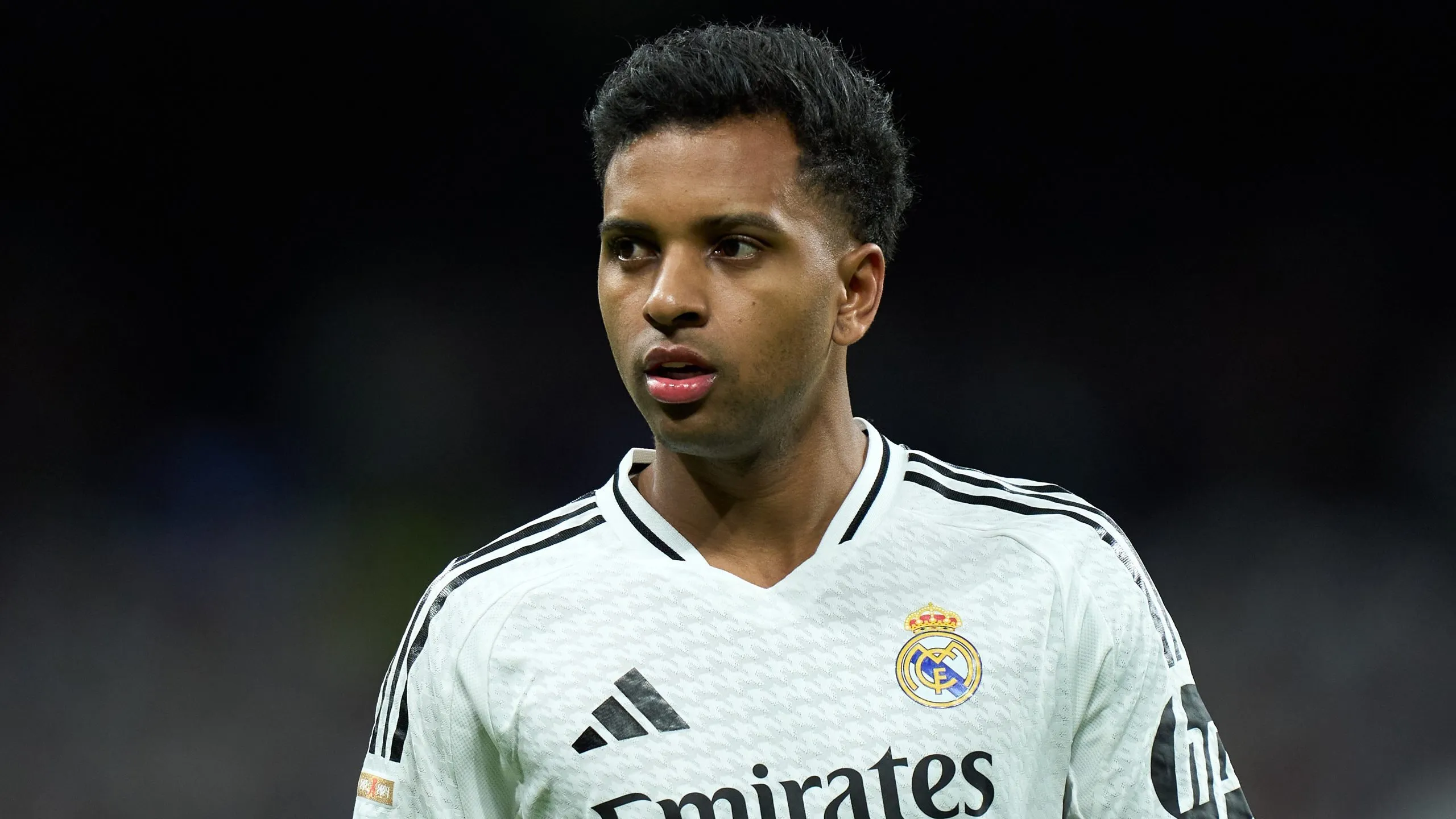 Rodrygo em ação pelo Real Madrid. (Photo by Angel Martinez/Getty Images)