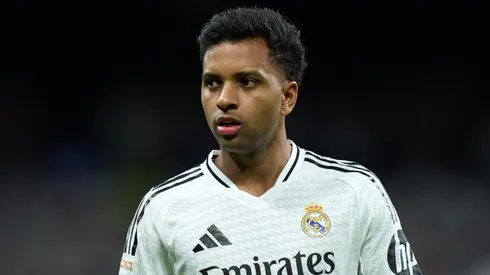 Rodrygo em jogo do Real Madrid. Foto: Angel Martinez
