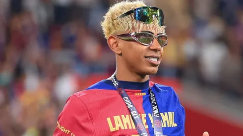 Lamine Yamal tem ótimo desempenho na temporada. Foto: Fran Santiago/Getty Images