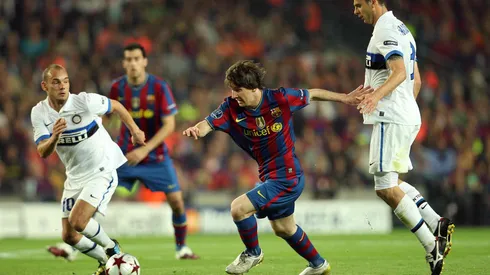 Inter eliminou o Barça de Messi e cia na temporada 2009/10