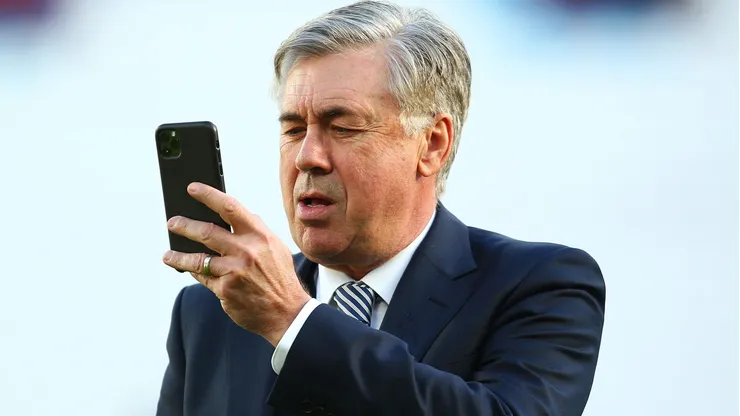 Ancelotti, técnico do Real Madrid, que está a caminho da Seleção Brasileira